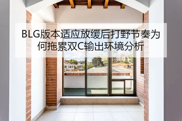 BLG版本适应放缓后打野节奏为何拖累双C输出环境分析